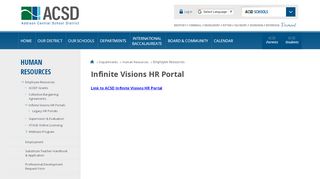 
                            1. Human Resources / Infinite Visions HR Portals