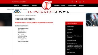 
                            2. Human Resources - Miscellaneous - Indiana Area School District