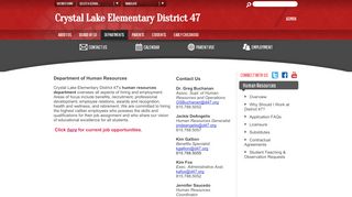 
                            7. Human Resources / Overview - District 47