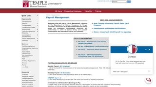 
                            9. Human Resources / Payroll Management - temple.edu