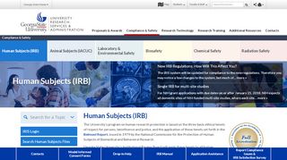 
                            2. Human Subjects (IRB) - URSA - Georgia State University