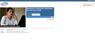 
                            1. Humanic's Employee Self Service Center - Humanic ESS Home Page