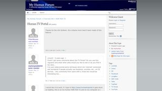 
                            2. Humax TV Portal « My Humax Forum