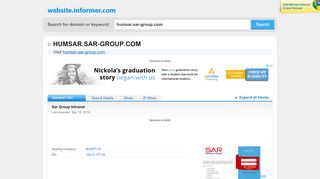 
                            3. humsar.sar-group.com at WI. Sar Group Intranet - Website Informer