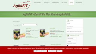 
                            3. HUNDEMENÜ - agilafit.de