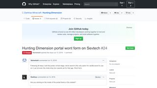 
                            8. Hunting Dimension portal wont form on Sevtech · Issue #24 · Darkhax ...