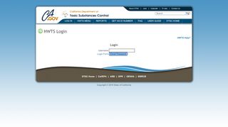 
                            6. HWTS Login - Hazardous Waste Tracking System - Home - CA.gov