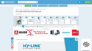 
                            6. HY-LINE M2M ROUTER MANUAL Pdf Download.