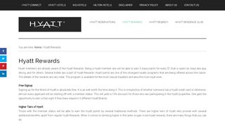 
                            9. Hyatt Rewards - HYATTCONNECT