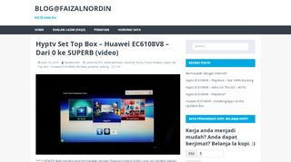 
                            9. Hyptv Set Top Box - Huawei EC6108V8 - Dari 0 ke SUPERB ...