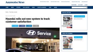 
                            9. Hyundai rolls out new system to track customer satisfaction