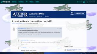 
                            4. i cant activate the aether portal?! | The Aether Wiki: Genesis of ...