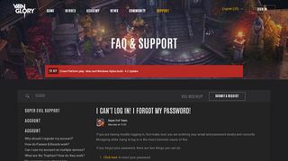 
                            2. I can't log in! I forgot my password! – Super Evil Support
