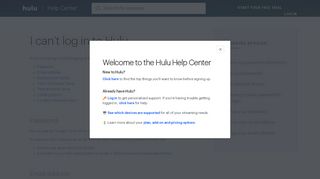 
                            11. I can’t log in to Hulu - Hulu Help