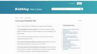 
                            4. I can't log in! What do I do? – Support