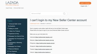 
                            4. I can't login to my New Seller Center account – Seller Center ...