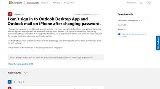 
                            7. I can't sign in to Outlook Desktop App and Outlook mail on ...