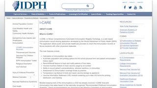 
                            1. I-CARE | IDPH - dph.illinois.gov