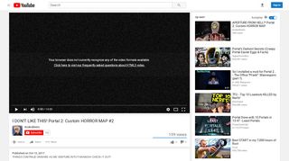 
                            4. I DON'T LIKE THIS! Portal 2: Custom HORROR MAP #2 - YouTube