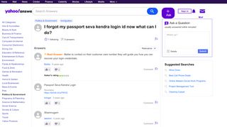 
                            5. I forgot my passport seva kendra login id now what can I ...