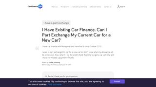 
                            5. I Have Existing Car Finance. Can I Part Exchange My ...