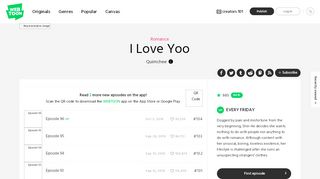 
                            5. I Love Yoo | WEBTOON