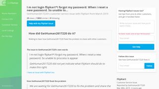 
                            1. I m not login flipkart*I forgot my password. When …