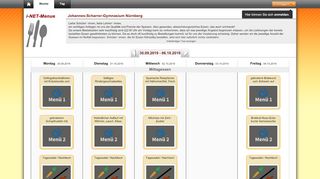 
                            4. i-NET-Menue Johannes-Scharrer-Gymnasium Nürnberg