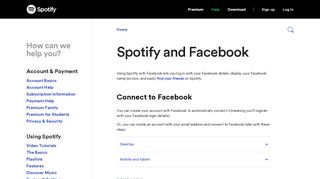 
                            4. I want to use Spotify without Facebook - Spotify