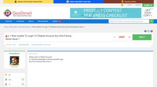 
                            8. I Was Unable To Login To Flipkart Account Any …