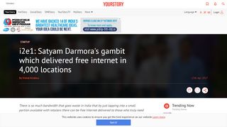 
                            8. i2e1: Satyam Darmora's gambit which delivered free ...