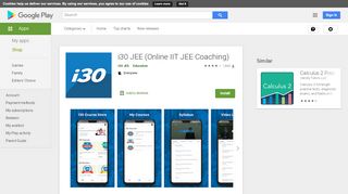 
                            6. i30 JEE (Online IIT JEE Coaching) - Apps on Google Play
