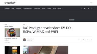 
                            8. IAC Prodigy e-reader does EV-DO, HSPA, WiMAX and WiFi