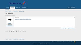 
                            5. IACRA login | DroneKing.us