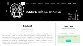 
                            10. IAESTE India KU| Hello - Karunya Institute of Technology ...