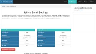 
                            11. Iafrica Email Settings | iafrica.com SMTP, IMAP & POP …