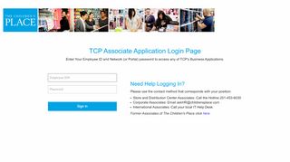 
                            6. iam.childrensplace.com - TCP Login