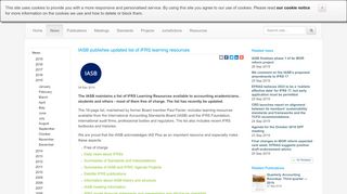 
                            9. IASB publishes updated list of IFRS learning resources