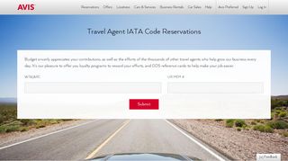 
                            4. IATA Car Rental Rates and Reservation | Avis Rent a Car