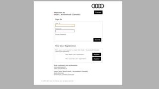 
                            2. iAudi / AccessAudi (Canada) Login