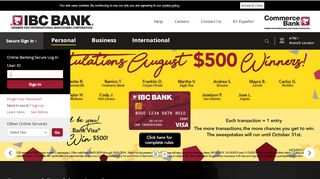 
                            5. IBC Bank Home | Personal, Business, and International Banking