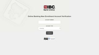
                            5. IBC Bank Online Enrollment Verification - myibc.com