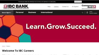 
                            1. IBC Careers | Personal Business and International Banking