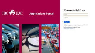 
                            8. IBC InfoSource Portal - Login Page - Sign In