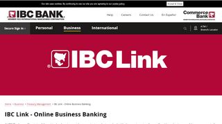 
                            6. IBC Link - Online Business Banking - IBC Bank