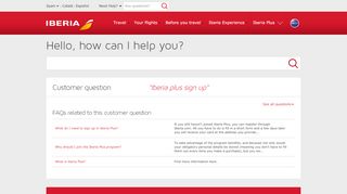 
                            4. Iberia plus sign up - help.iberia.com