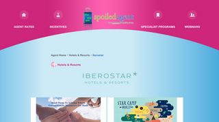 
                            9. Iberostar - spoiled agent™ Member Area - Hotels and Resorts