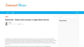 
                            2. Ibestmail - Saiba como acessar o login.ibest.com.br - Internet ...