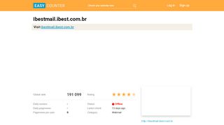 
                            9. Ibestmail.ibest.com.br: iBest Mail - Easy Counter