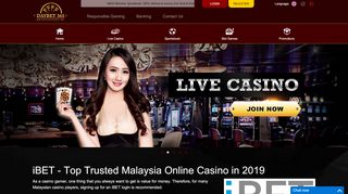 
                            2. iBET Login or Register for Malaysia Casino Games | DAYBET365